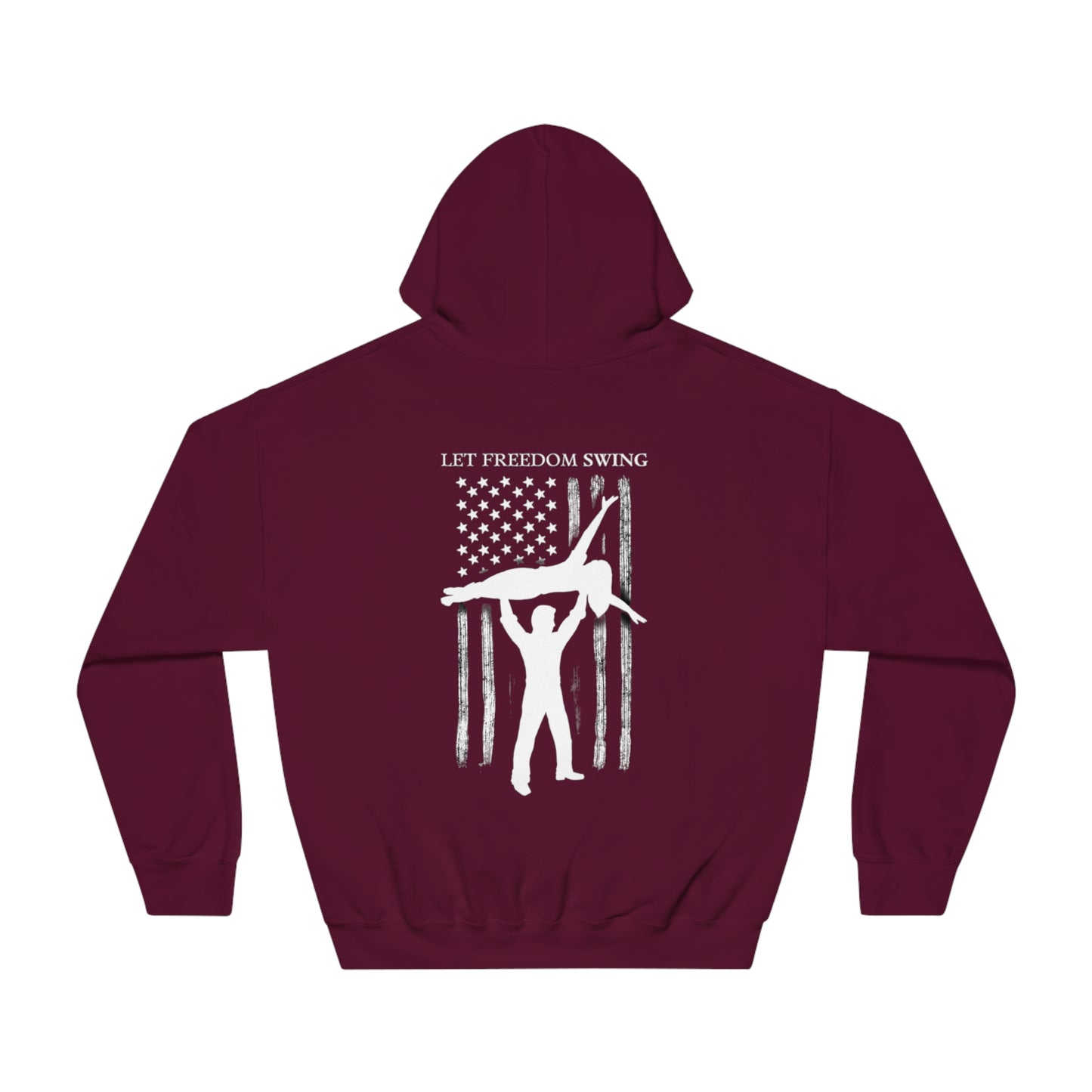 "Let Freedom Swing" Unisex DryBlend® Hooded Sweatshirt