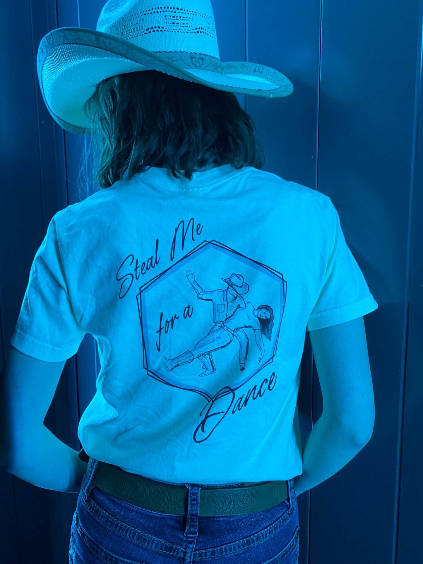 "Steal Me For A Dance" UNISEX Short Sleeve Country Dance Softstyle T-Shirt